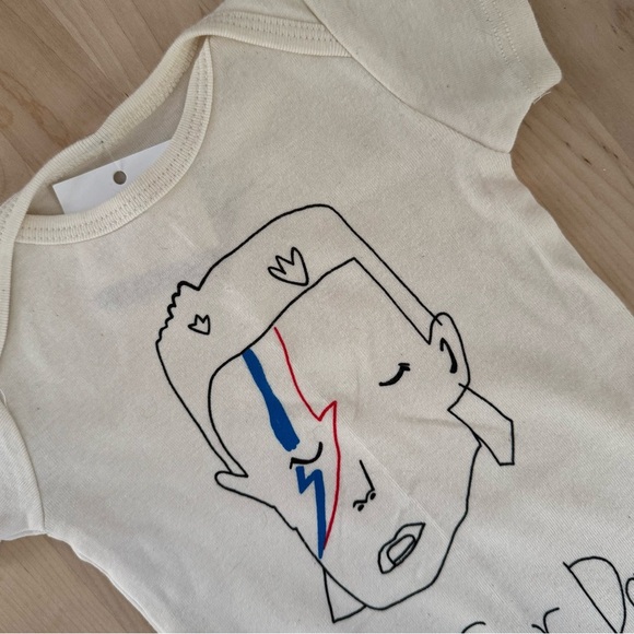 Anchors-n-Asteroids “D is for David” Baby Onesie 6-12 Months - Picture 3 of 10